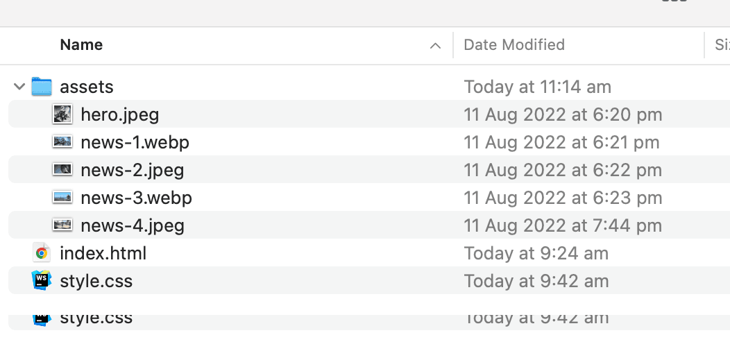 Folder Structure