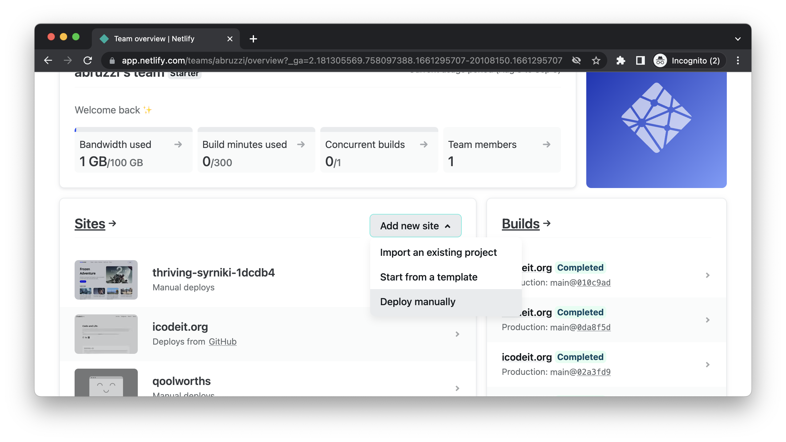 Drag and Drop in Netlify